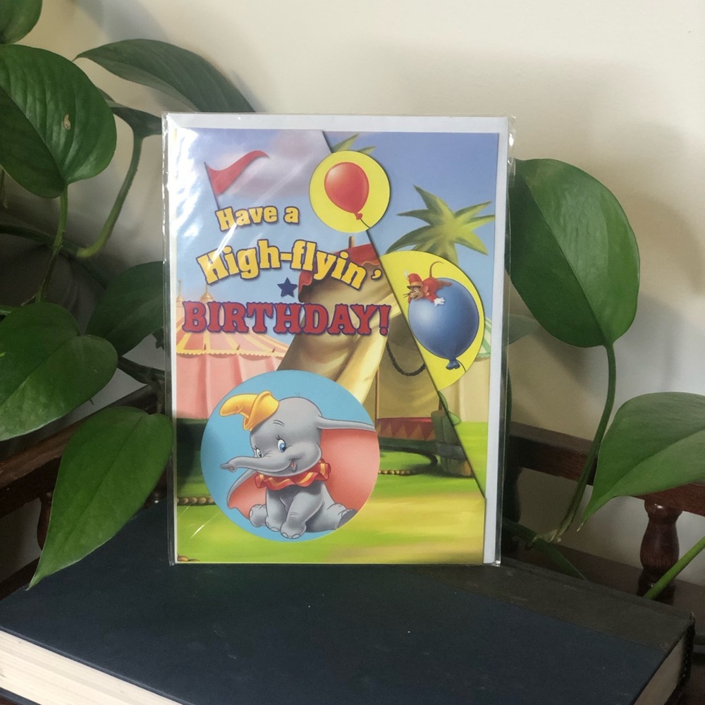 2007 Disney High-Flyin' Dumbo Birthday Card